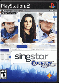 SingStar Country Playstation 2  box art